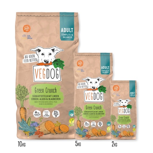 VEGDOG Green Crunch 2 kg/5 kg/10 kg